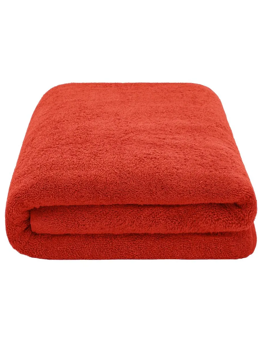 Банное полотенце Edison Luxury из 100% турецкого хлопка, 40 x 80 дюймов American Soft Linen — изображение 1 из 4, красный