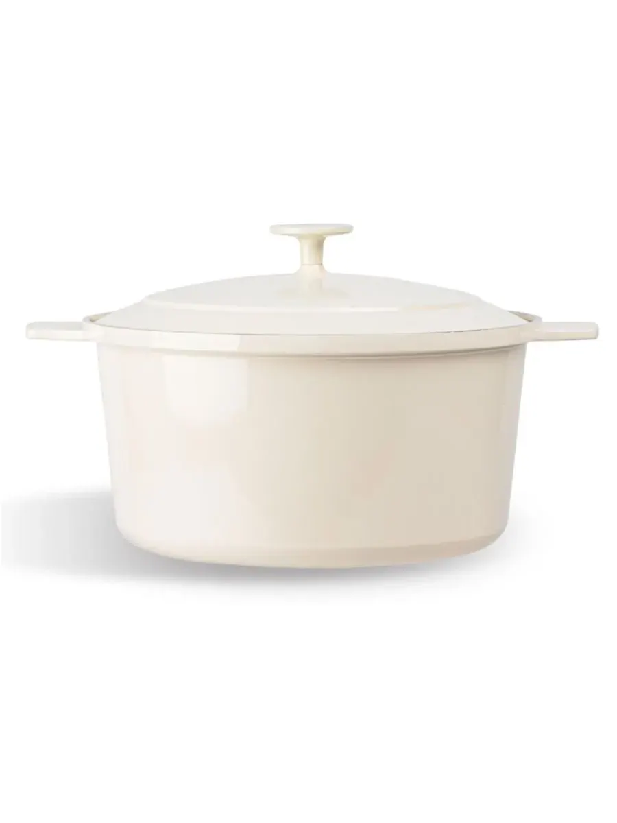 Жаровня Gotham Steel Ceramic Dutch Ove, 25.4 см, 4.7 л — бежевый