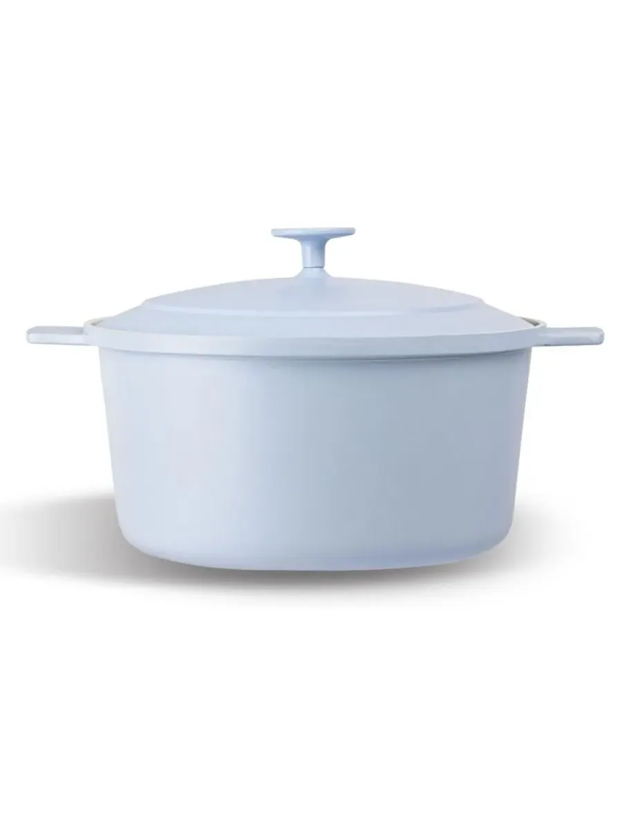 Жаровня Gotham Steel Ceramic Dutch Ove, 25.4 см, 4.7 л — синий