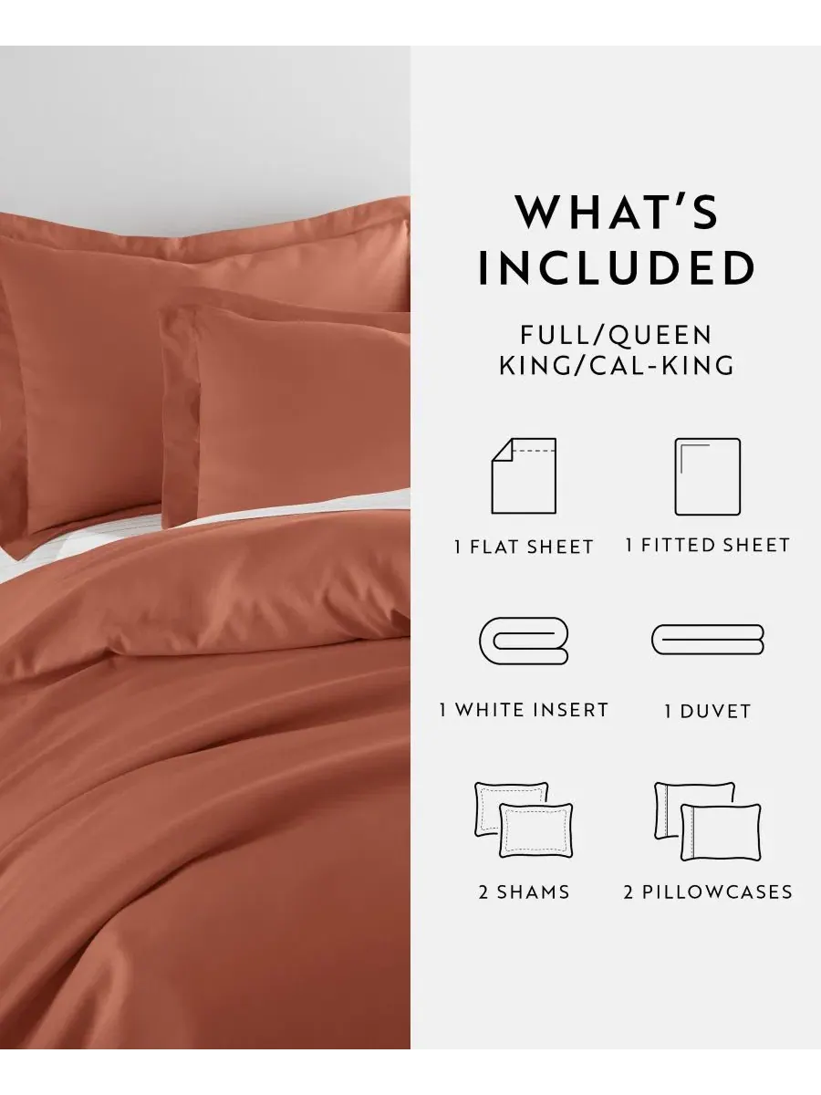 Комплект постельного белья 8 предметов с одеялом и пододеяльником, Full ienjoy Home, Soft Stitch — изображение 5 из 8