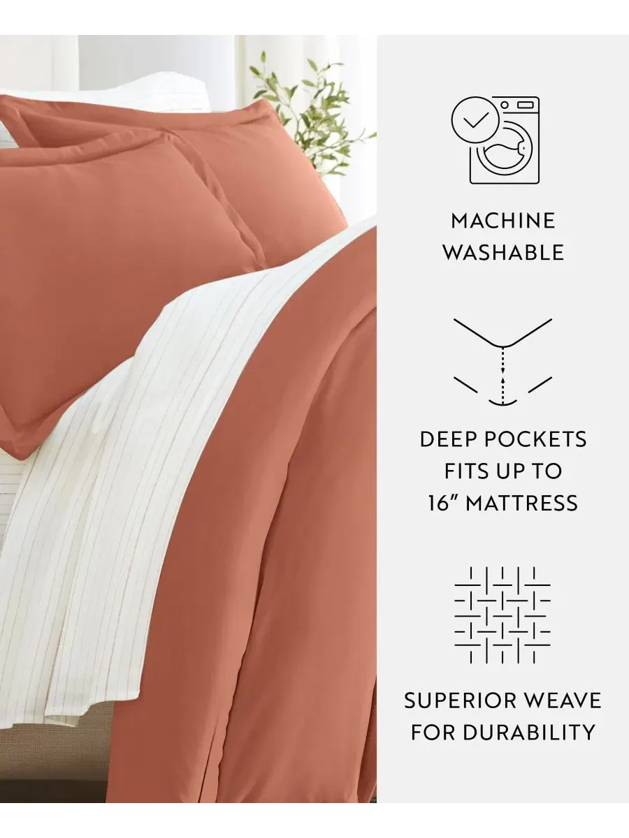 Комплект постельного белья 8 предметов с одеялом и пододеяльником, Full ienjoy Home, Soft Stitch — изображение 6 из 8