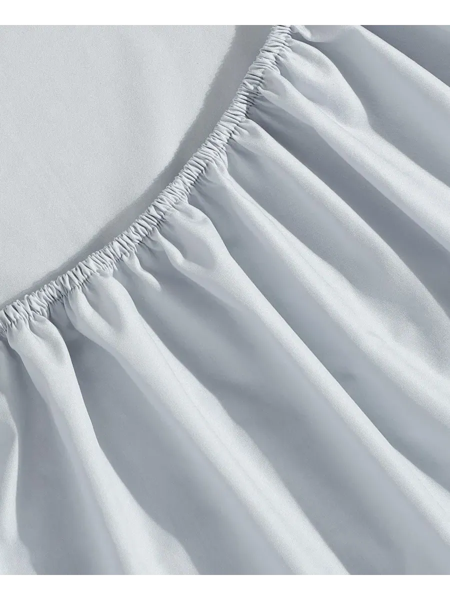 Комплект постельного белья из египетского хлопка, 200 нитей, 4 предмета Vera Wang — изображение 5 из 5, синий