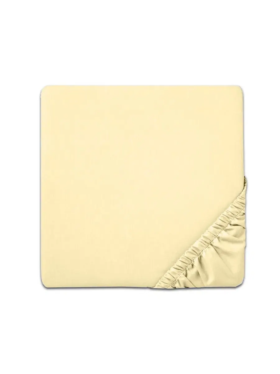 Просторная простыня на резинке из микрофибры, 1500 нитей, Queen Sweet Home Collection — изображение 1 из 4, желтый