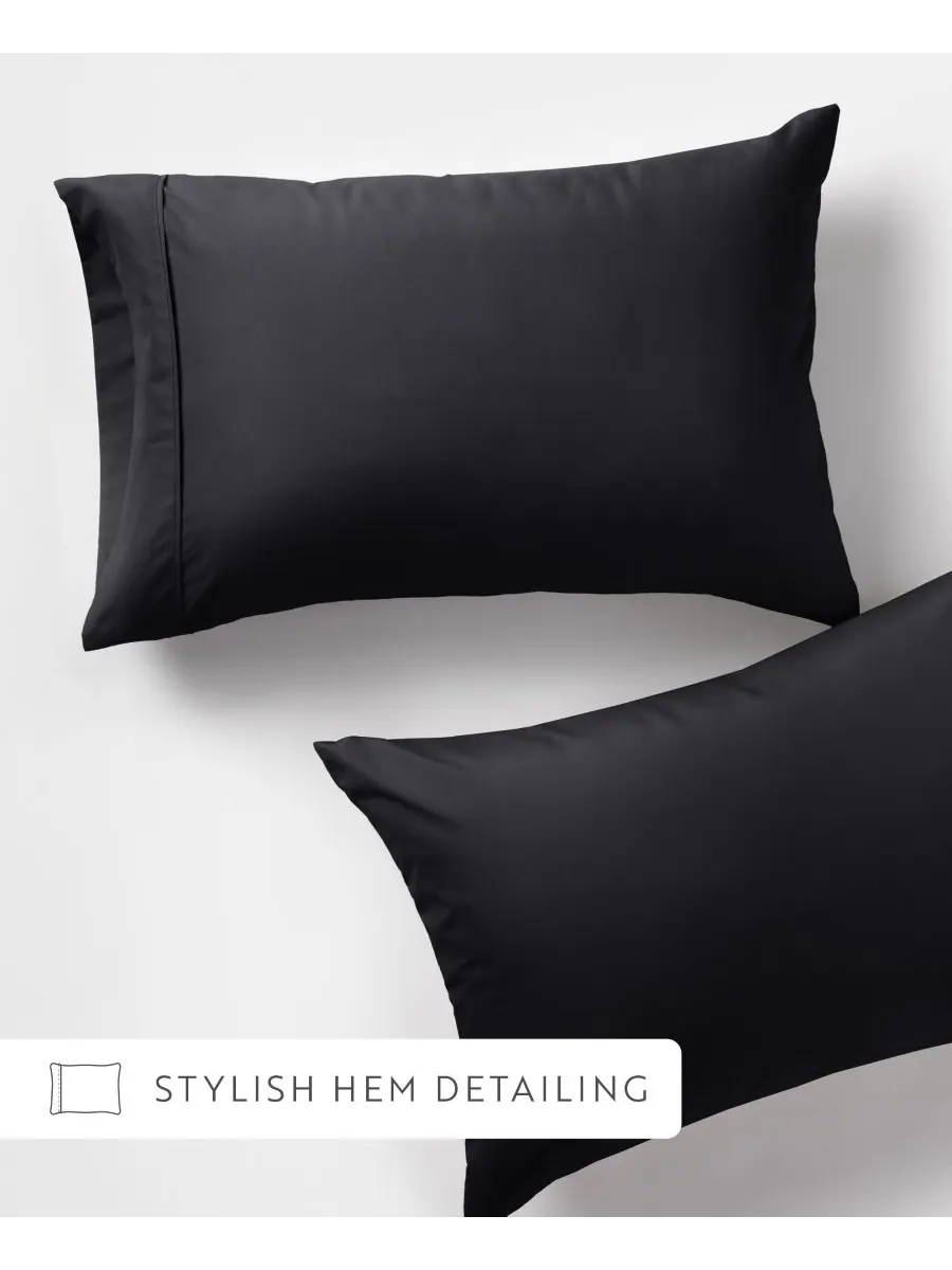 Комплект постельного белья Style Simplified из 3 предметов, размер Twin ienjoy Home — изображение 6 из 10, черный
