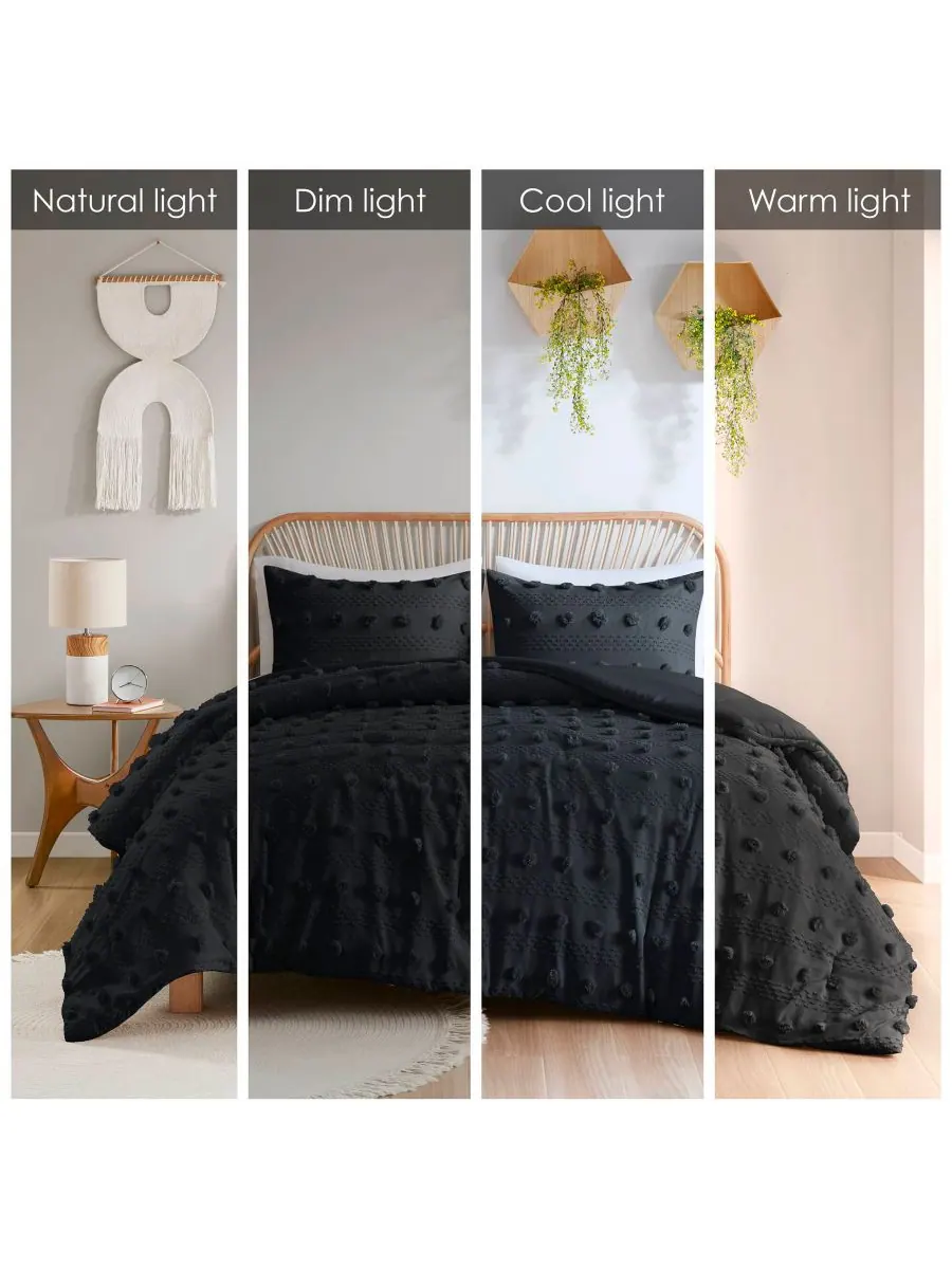 Комплект постельного белья Lucy Clip Jacquard из 3 предметов, размер Twin/Twin XL Intelligent Design — изображение 6 из 10