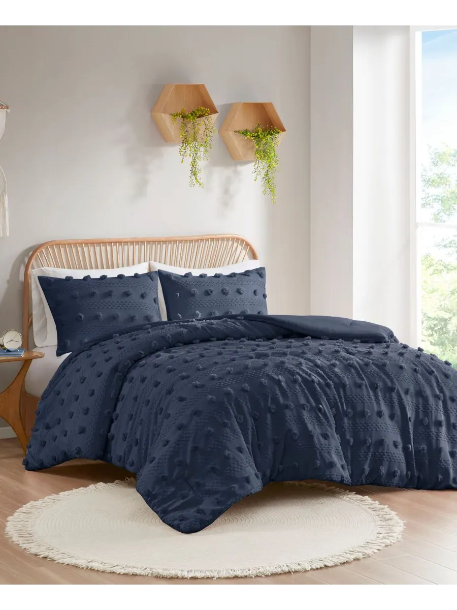 Комплект постельного белья Lucy Clip Jacquard из 3 предметов, размер Twin/Twin XL Intelligent Design — изображение 2 из 8