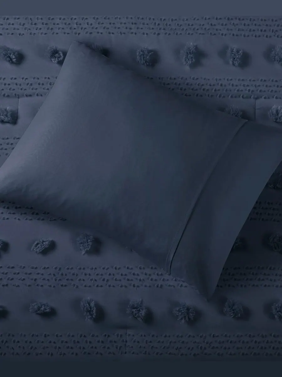 Комплект постельного белья Lucy Clip Jacquard из 3 предметов, размер Twin/Twin XL Intelligent Design — изображение 7 из 8
