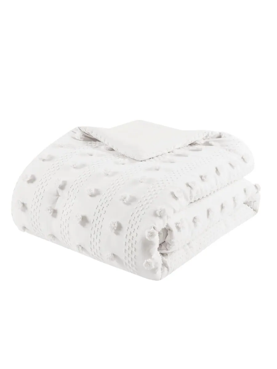 Комплект постельного белья Lucy Clip Jacquard из 3 предметов, размер Twin/Twin XL Intelligent Design — изображение 4 из 9