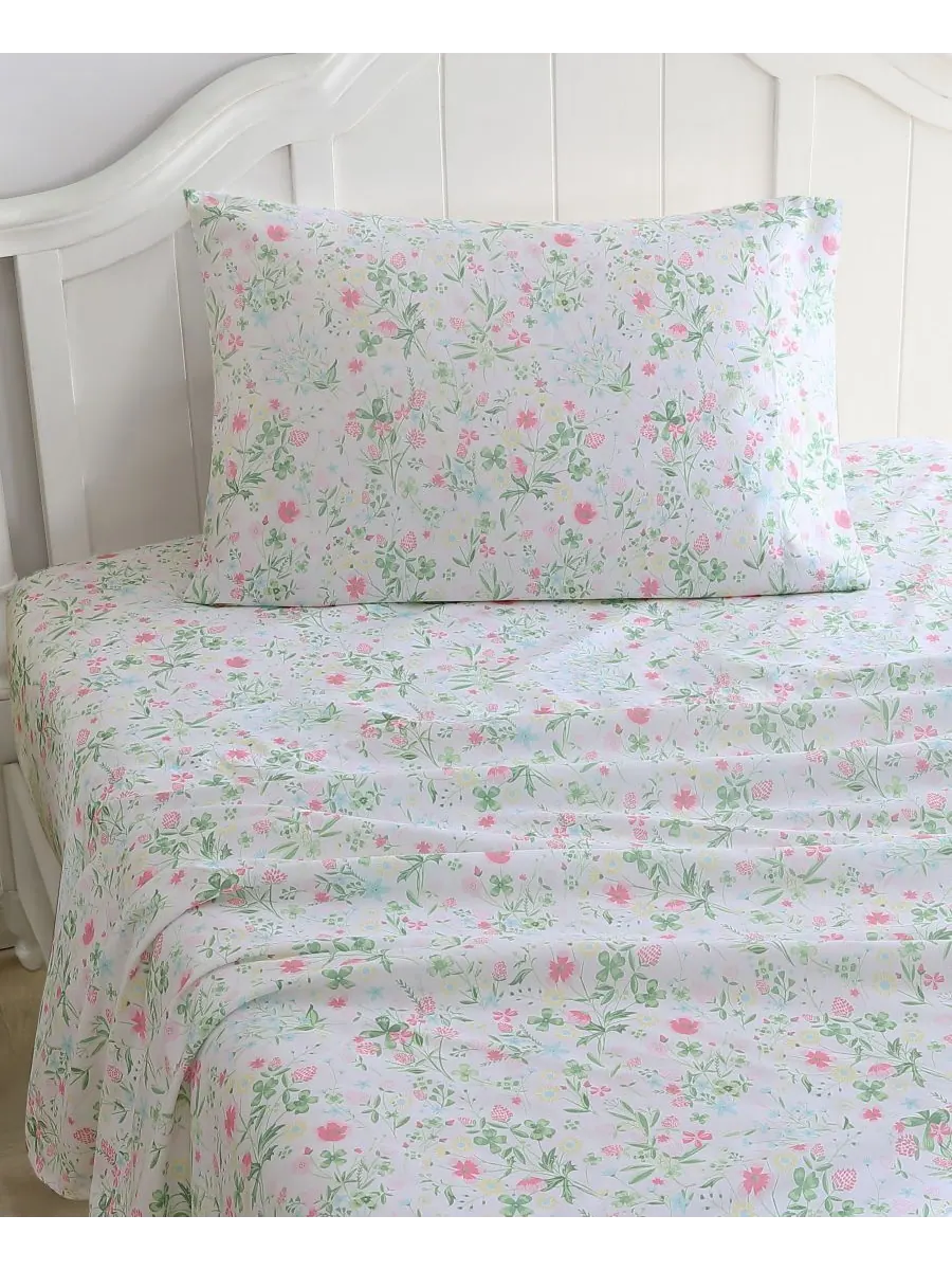 Комплект постельного белья из микрофибры, 4 предмета, размер «полный» Laura Ashley, цвет posey dance — изображение 4 из 4