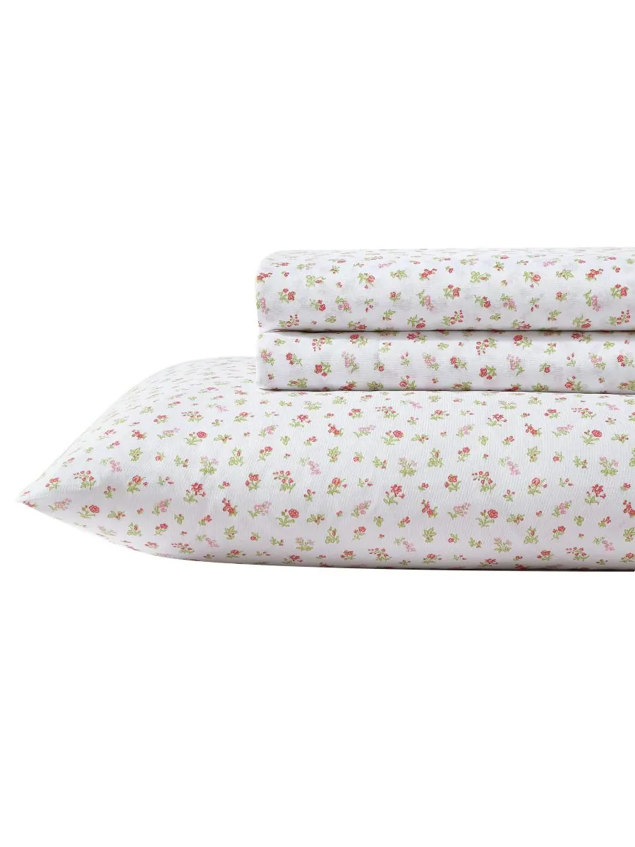 Комплект постельного белья из микрофибры, 4 предмета, размер «полный» Laura Ashley, цвет mae