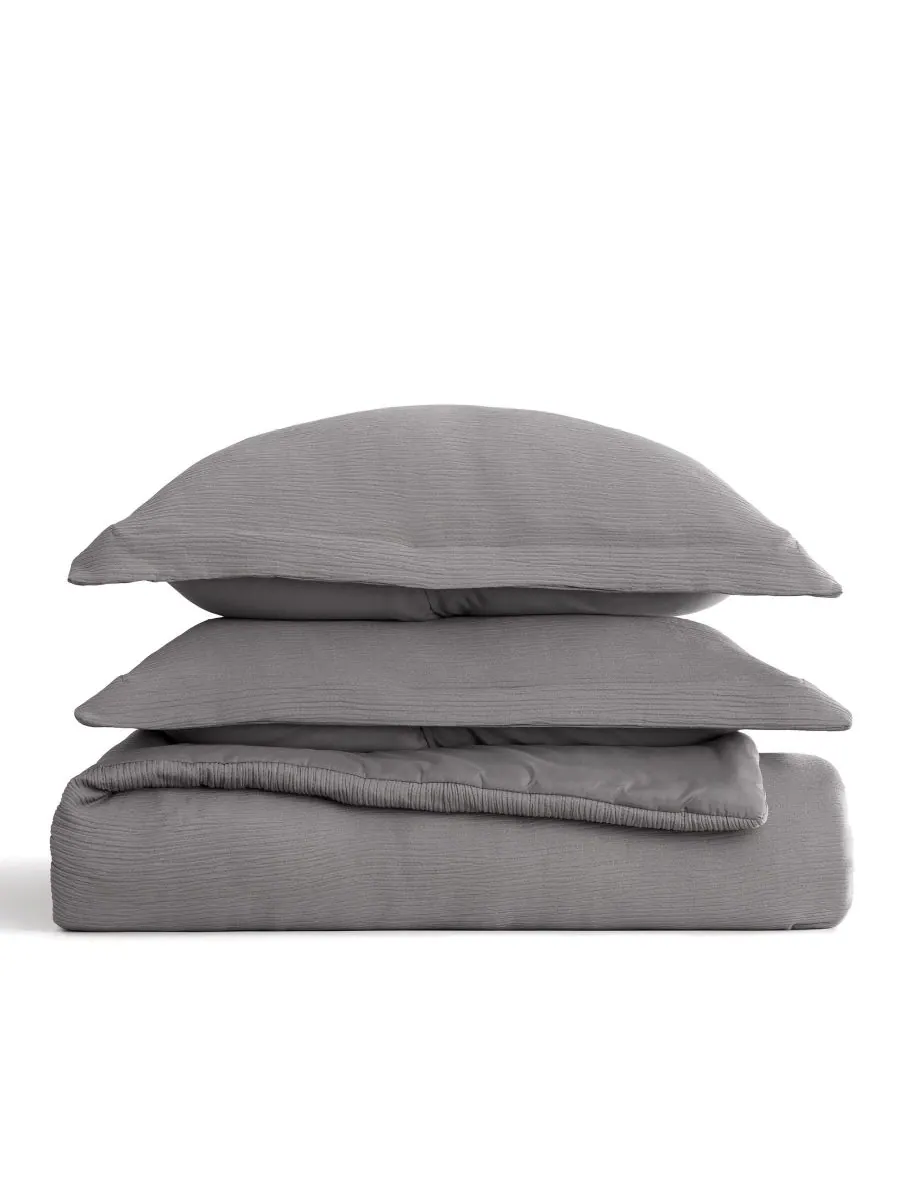 Комплект постельного белья Cloud Weave Gauze из 3 предметов, размер King/California King ienjoy Home — изображение 2 из 6