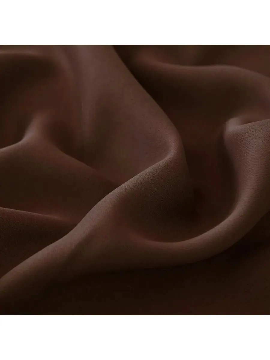Простыня натяжная King Oversized из хлопкового сатина, 608 нитей Egyptian Linens — изображение 2 из 4, шоколад