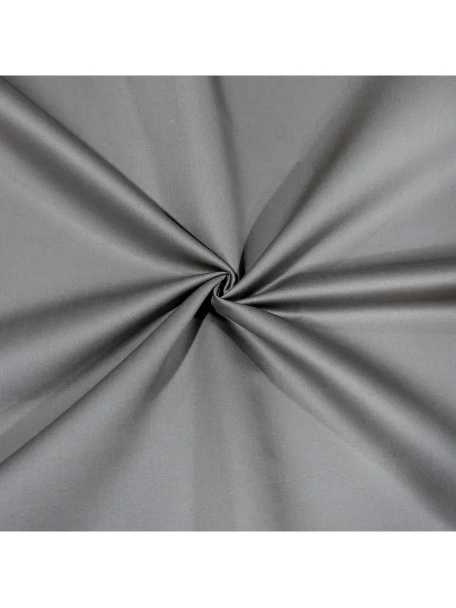 Простыня натяжная оверсайз King 305×284 см, 608 нитей, хлопковый сатин Egyptian Linens — изображение 2 из 4, серый