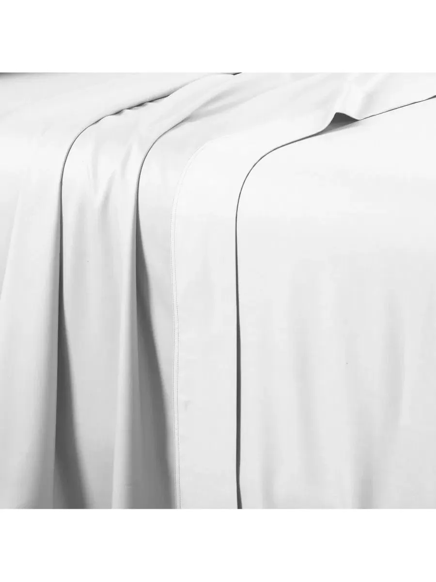 Простыня на резинке Oversized King 608 Cotton Egyptian Linens — изображение 2 из 4, белый