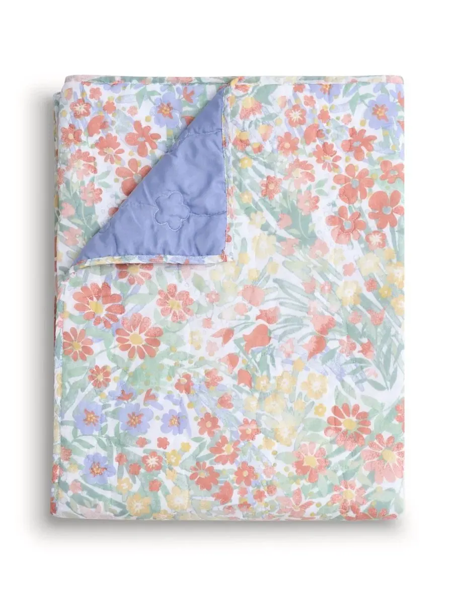 Плед-покрывало двусторонний Alice Reversible Cotton Blend Throw Greenland Home Fashions