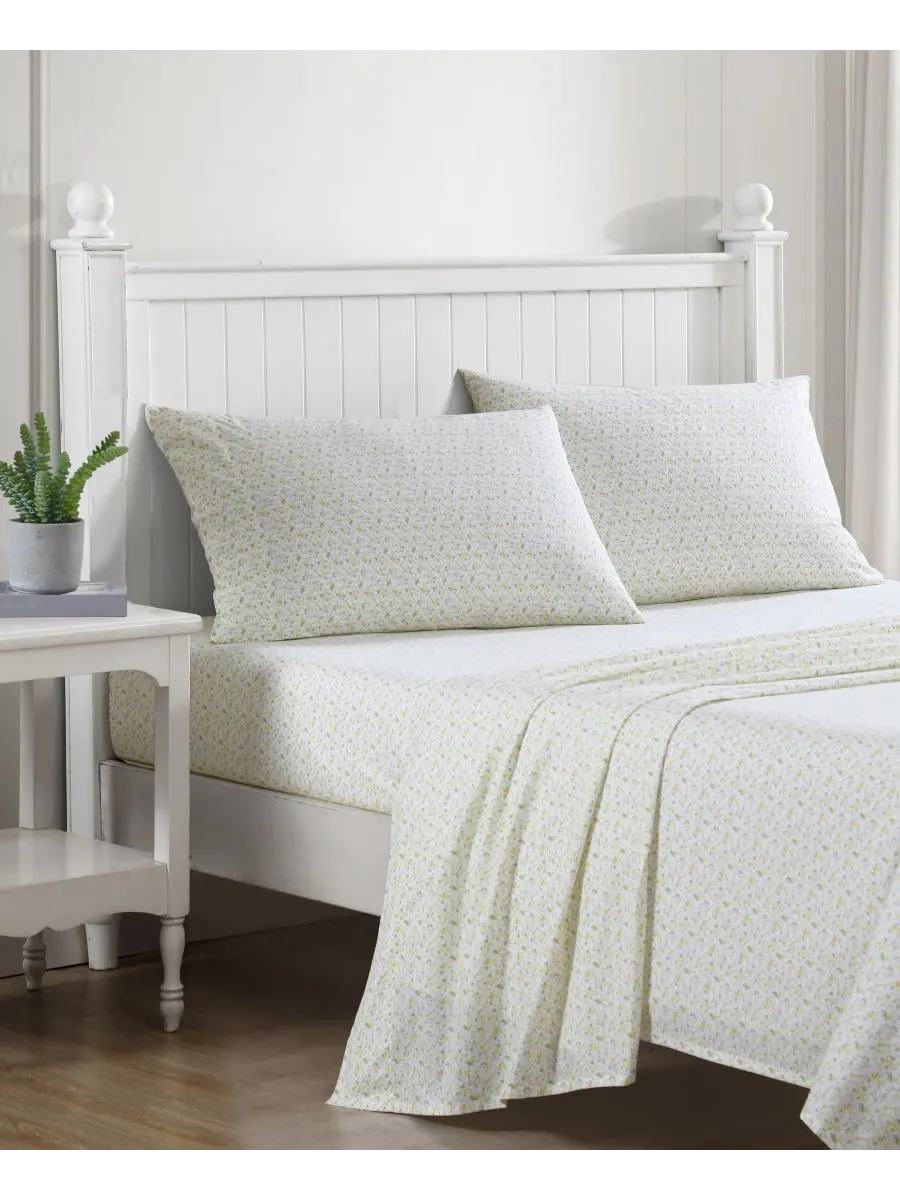 Комплект из двух наволочек из хлопкового перкаля, стандартного размера Laura Ashley, цвет evie — изображение 4 из 4