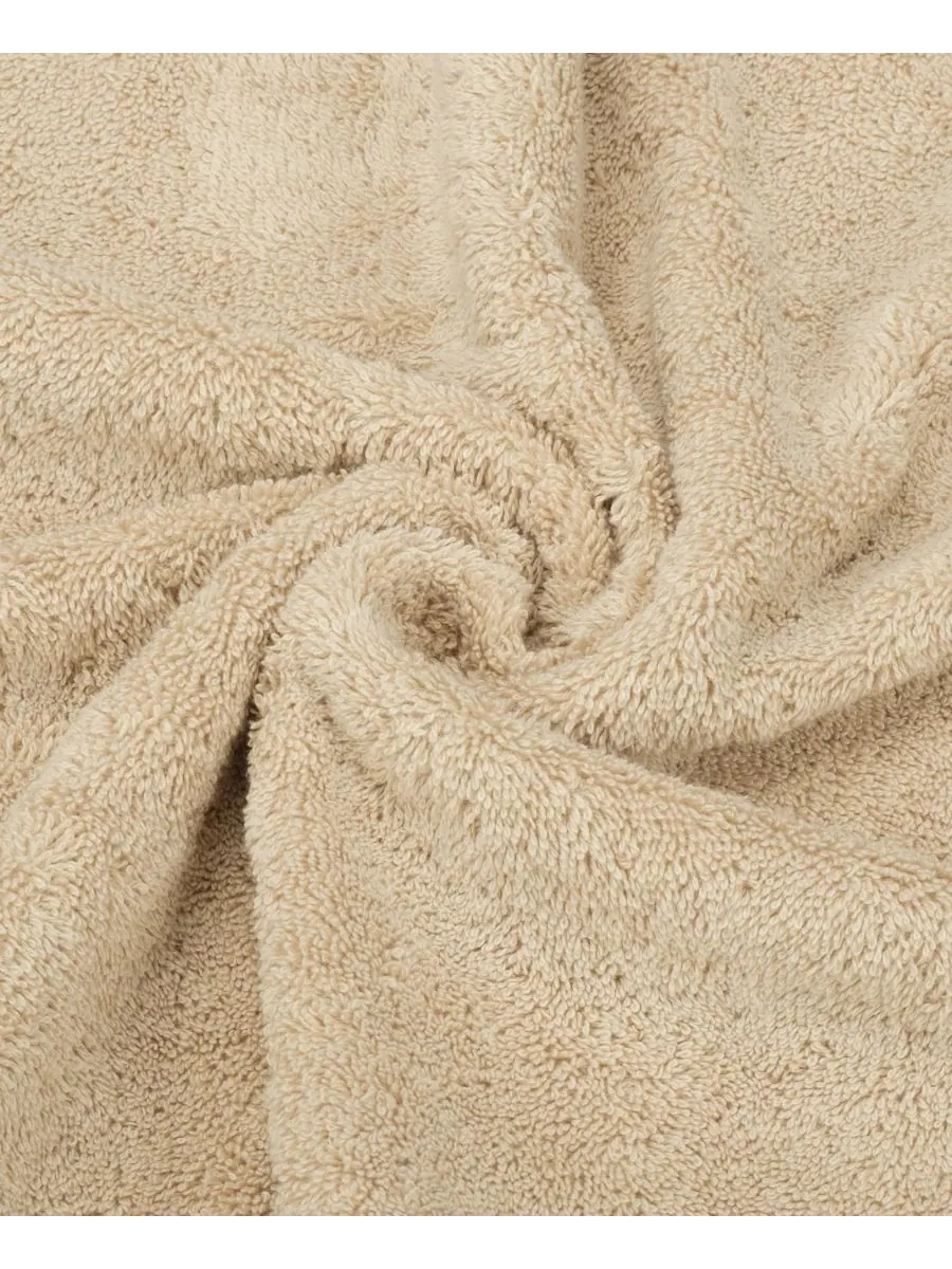 Набор из 3 банных полотенец Edison Premium из 100% турецкого хлопка American Soft Linen — изображение 5 из 5, бежевый