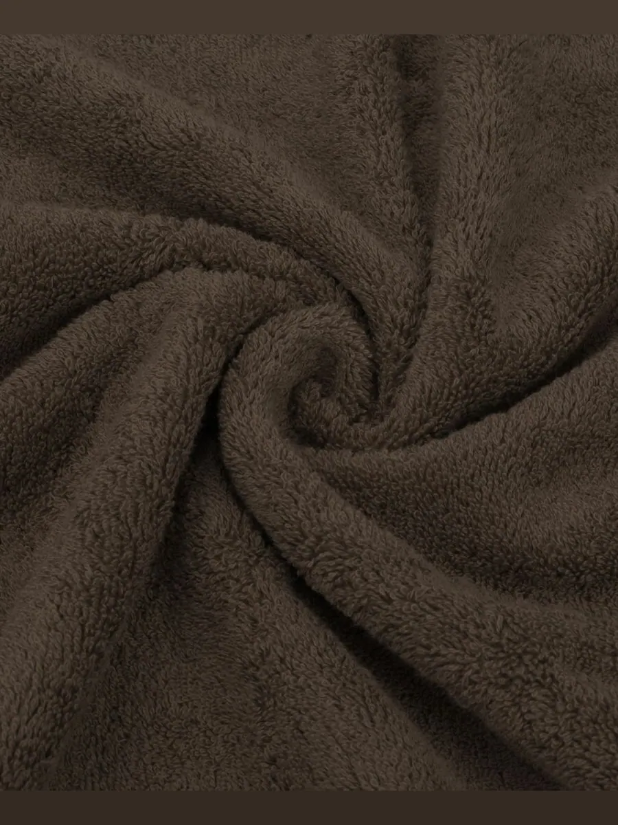 Набор из 3 банных полотенец Edison Premium из 100% турецкого хлопка American Soft Linen — изображение 5 из 5, коричневый