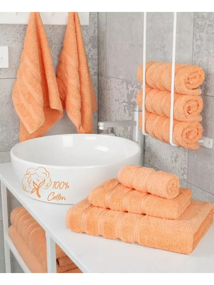 Набор банных полотенец American Soft Linen Edison Premium из 100% турецкого хлопка, 3 шт — изображение 2 из 5