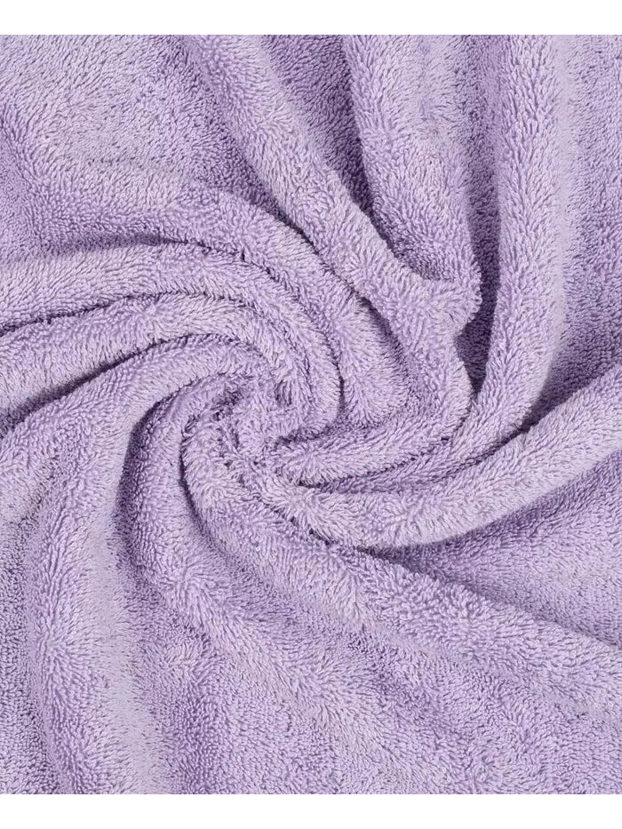 Набор банных полотенец American Soft Linen Edison Premium из 100% турецкого хлопка, 3 шт — изображение 5 из 5, фиолетовый