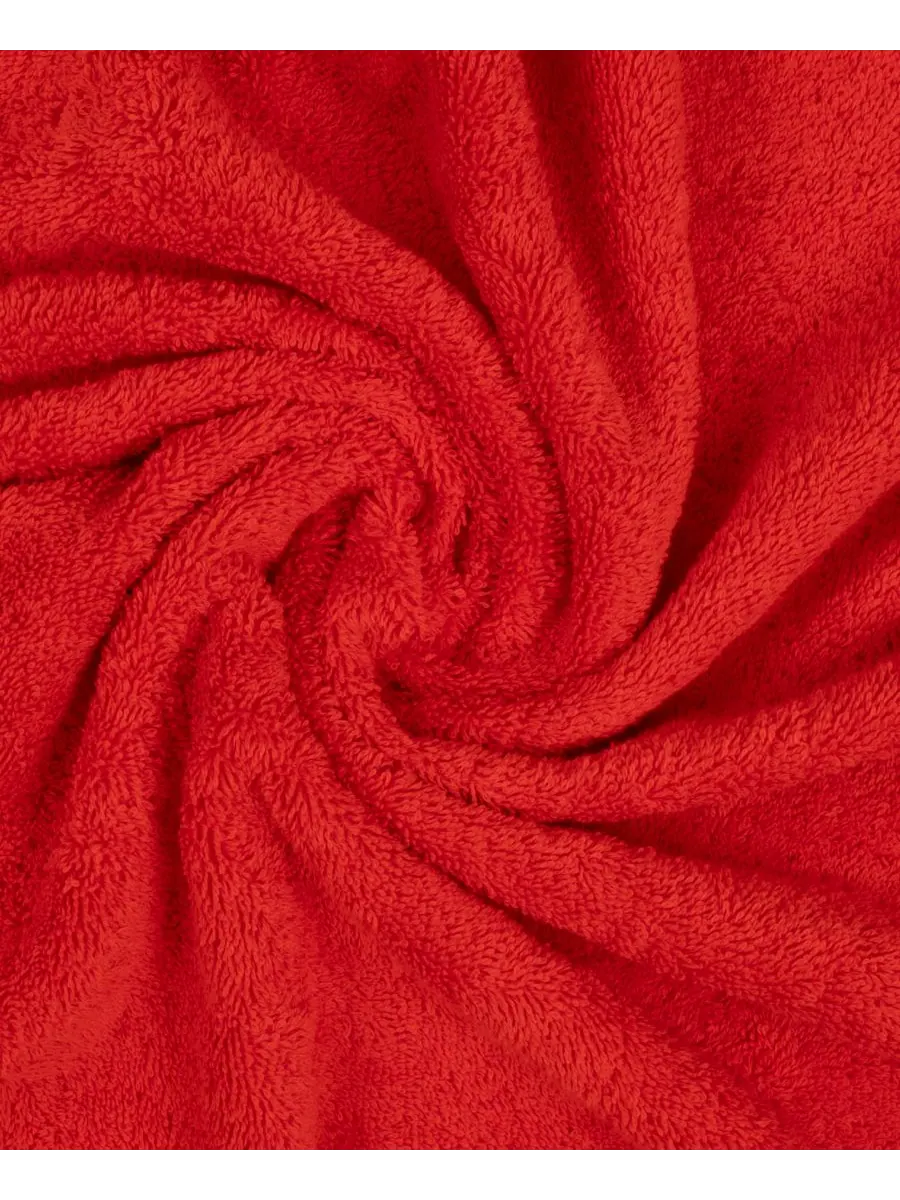Набор из 3 банных полотенец Edison Premium из 100% турецкого хлопка American Soft Linen — изображение 5 из 5, красный