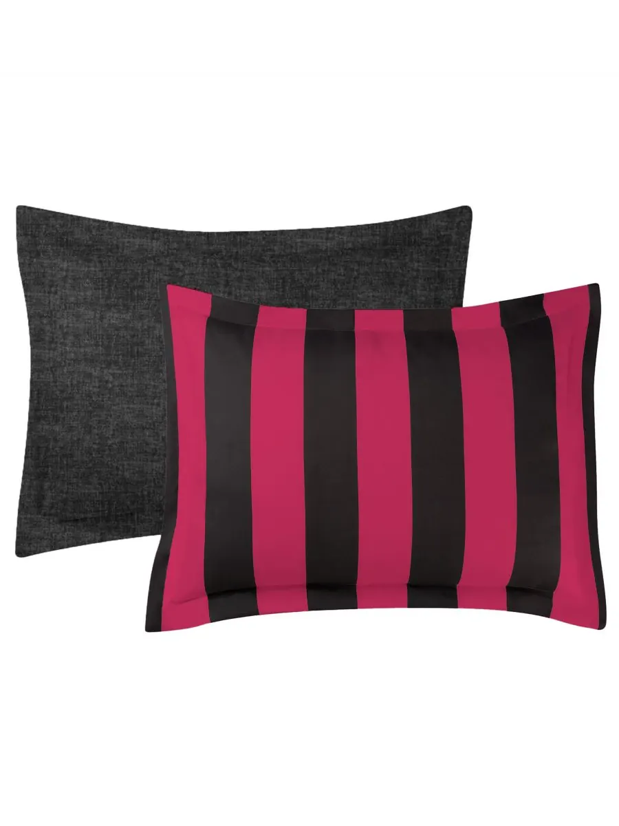 Двусторонний комплект постельного белья cabana stripe, 6 предметов, размер king. Juicy Couture — изображение 2 из 6