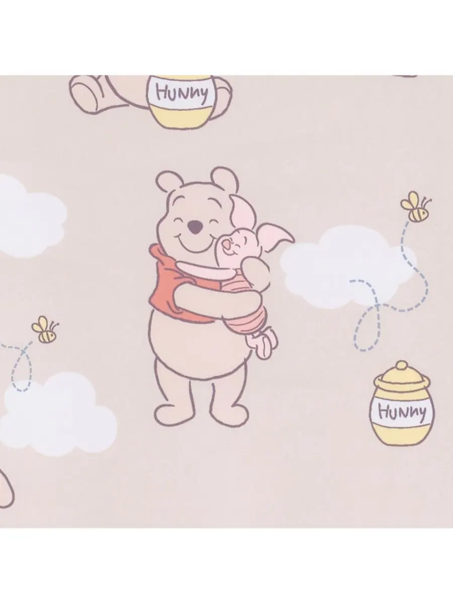Простыня для детской кроватки Disney Baby Винни-Пух и друзья Bedtime Originals — изображение 5 из 5, бежевый