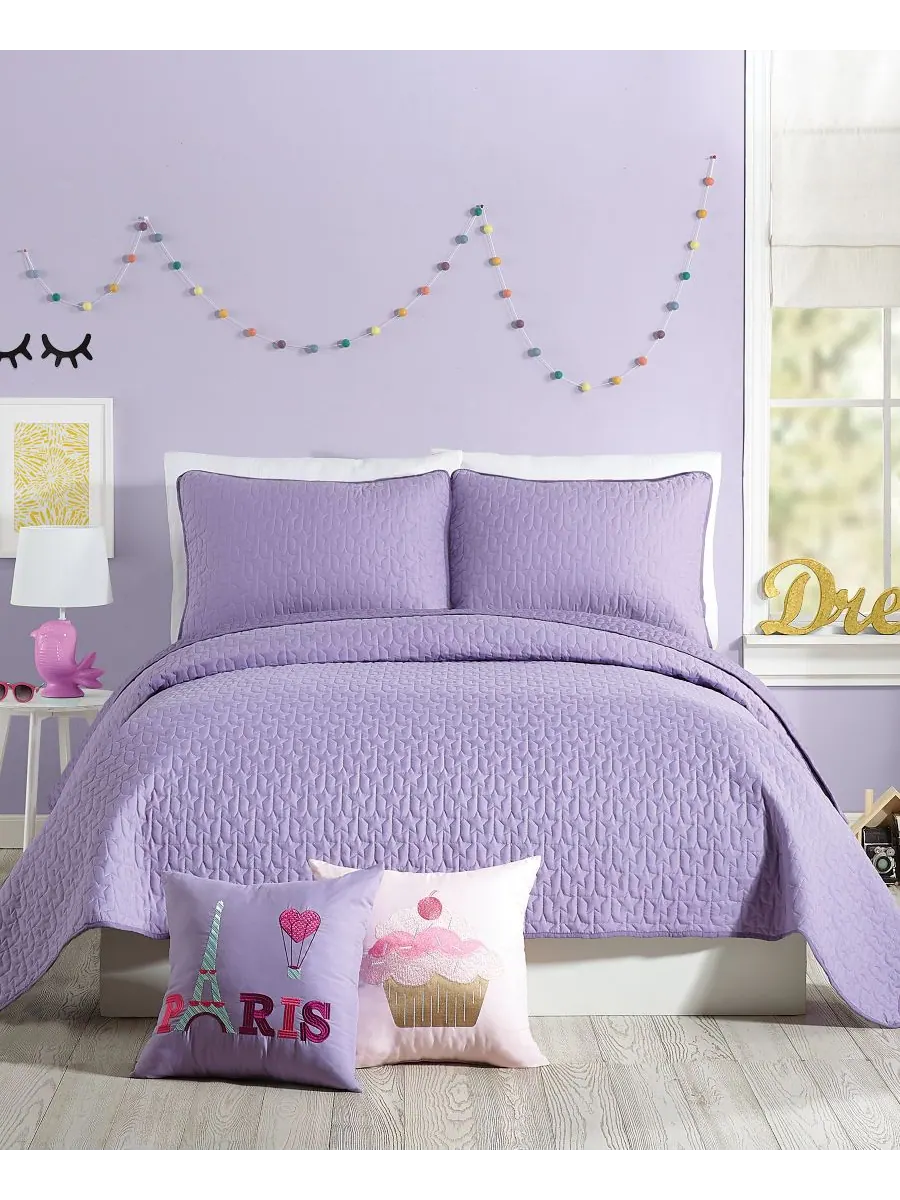 Комплект постельного белья Coty Purple из 3 предметов, размер Full/Queen Urban Playground — фиолетовый
