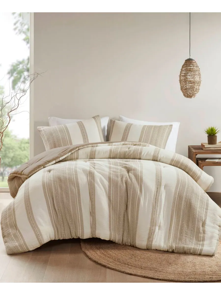 Комплект постельного белья Mesa Stone Washed, 3 предмета, размер Full/Queen Woolrich — бежевый