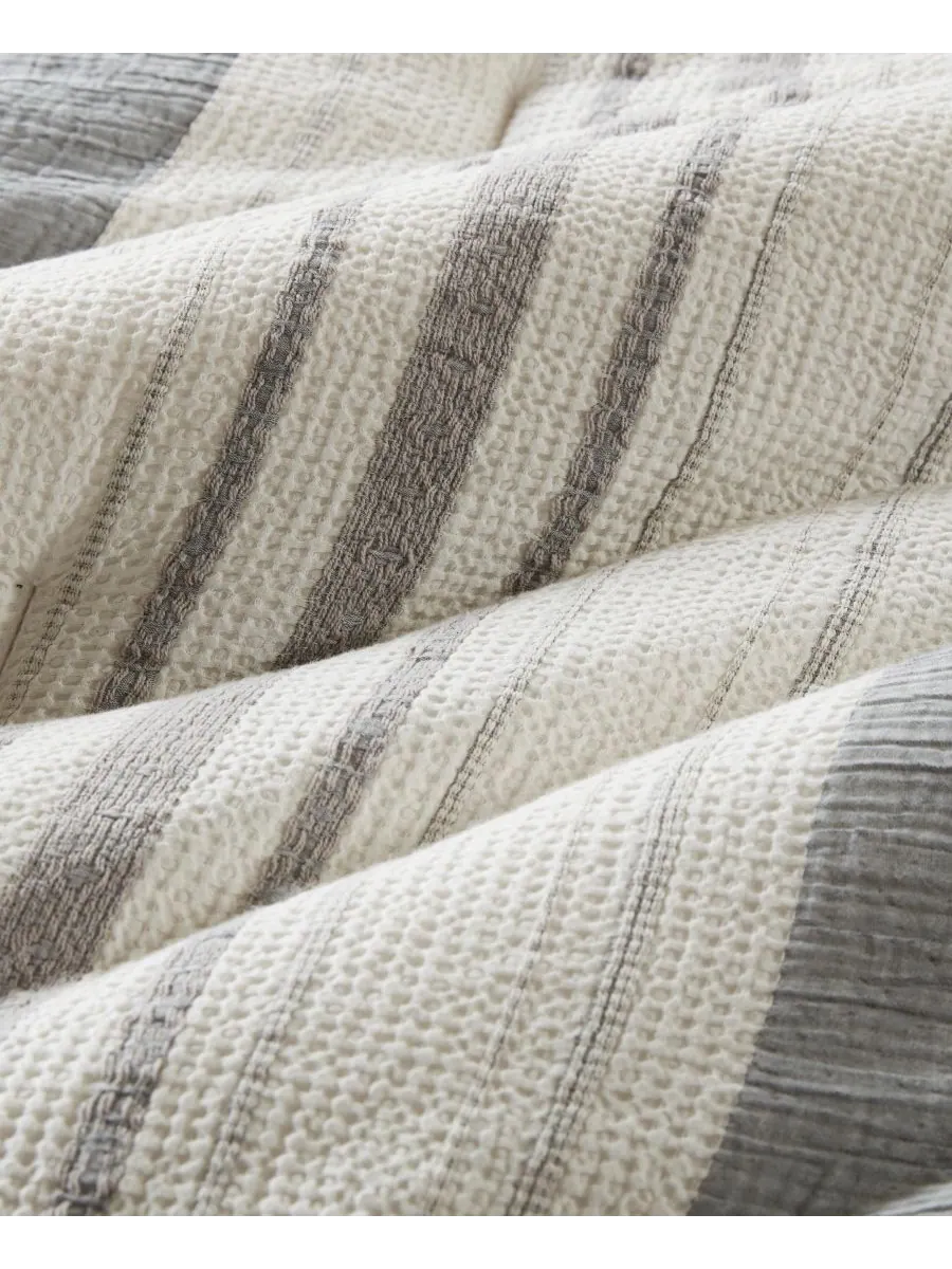 Комплект постельного белья Mesa Stone Washed, 3 предмета, размер Full/Queen Woolrich — изображение 3 из 10, серый