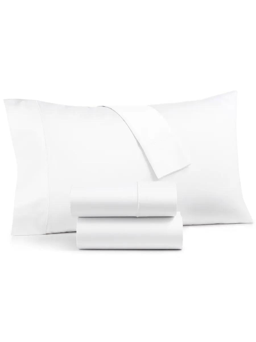 Комплект постельного белья Sleep Luxe из 4 предметов, 100% хлопок, плотность ткани 800 нитей на — изображение 1 из 1, белый