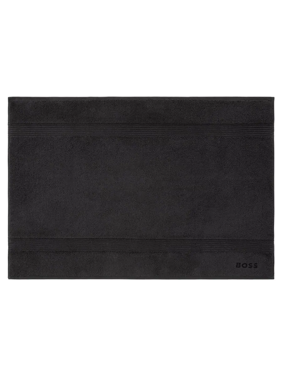 Коврик для ванной Loft Aegean из чесаного хлопка, 61 x 89 см Boss Home — изображение 1 из 3, черный