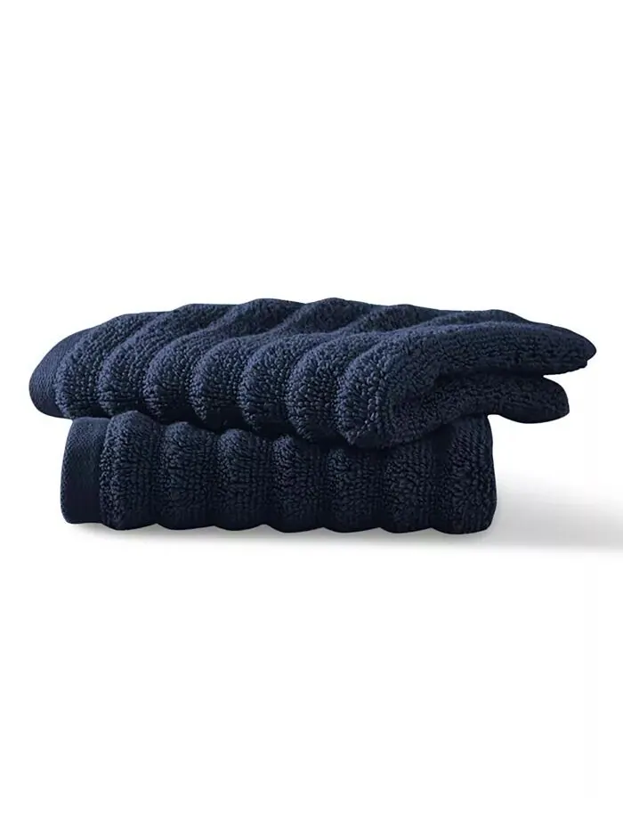 Банные полотенца Blue Loom Mason из 100% хлопка — синий