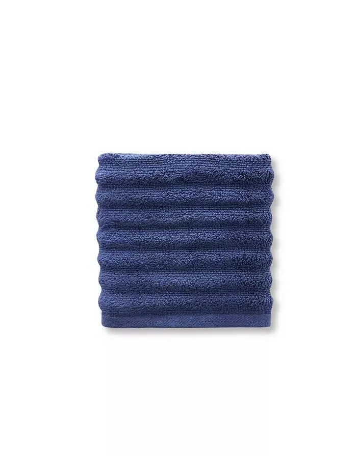 Банные полотенца Blue Loom Mason из 100% хлопка — изображение 2 из 3, темно-синий