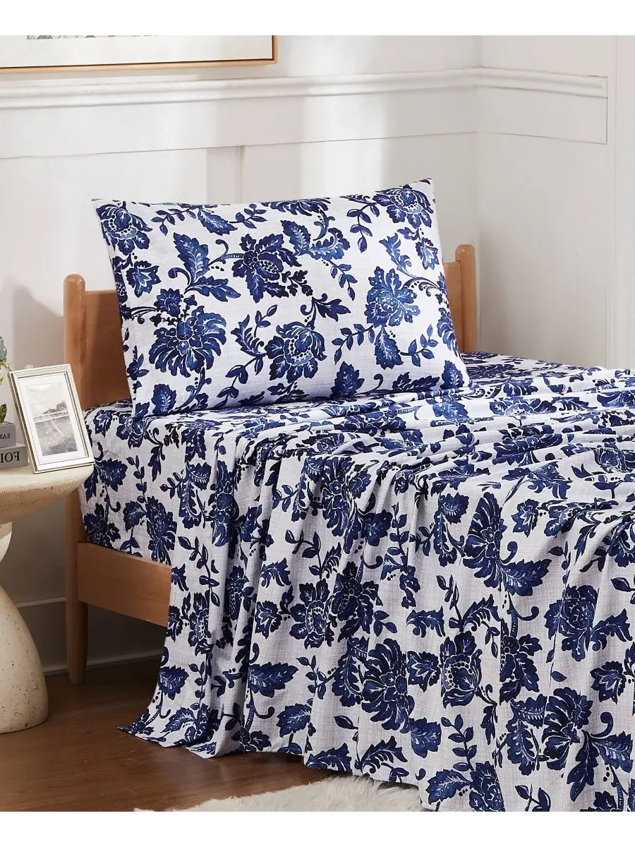 Комплект из 3 предметов микрофибры с принтом, 1500 TC, Twin Sweet Home Collection — изображение 2 из 5, тускани