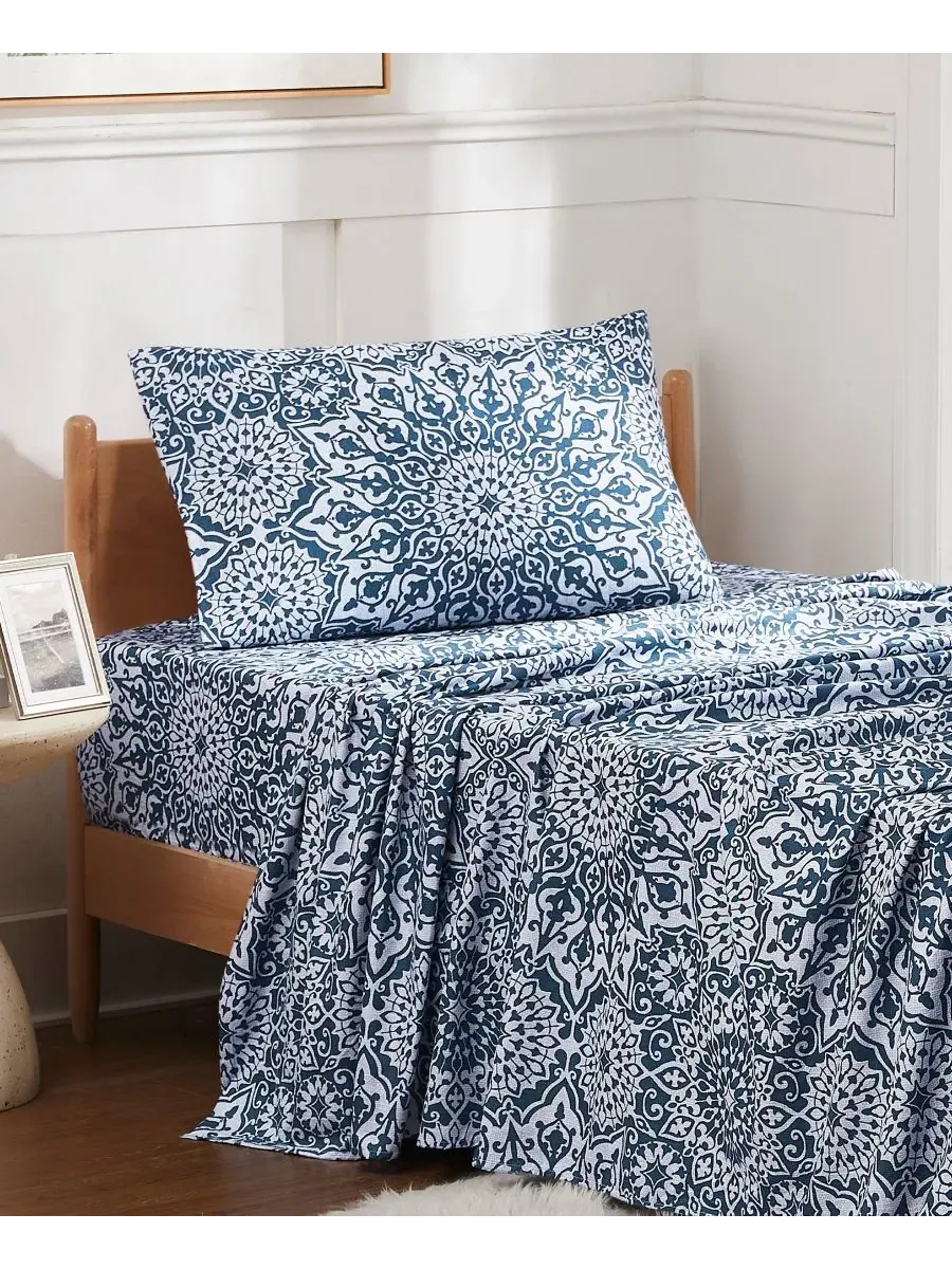 Комплект постельного белья 3 предмета, из микрофибры, 1500 нитей, Twin Sweet Home Collection — изображение 2 из 5, оазис