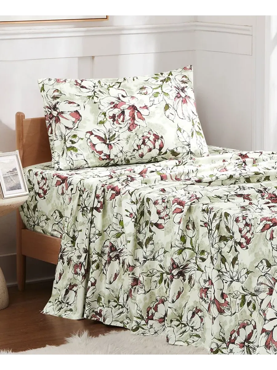 Комплект постельного белья из микрофибры с принтом, 3 предмета, Twin Sweet Home Collection, Dolce — изображение 2 из 5
