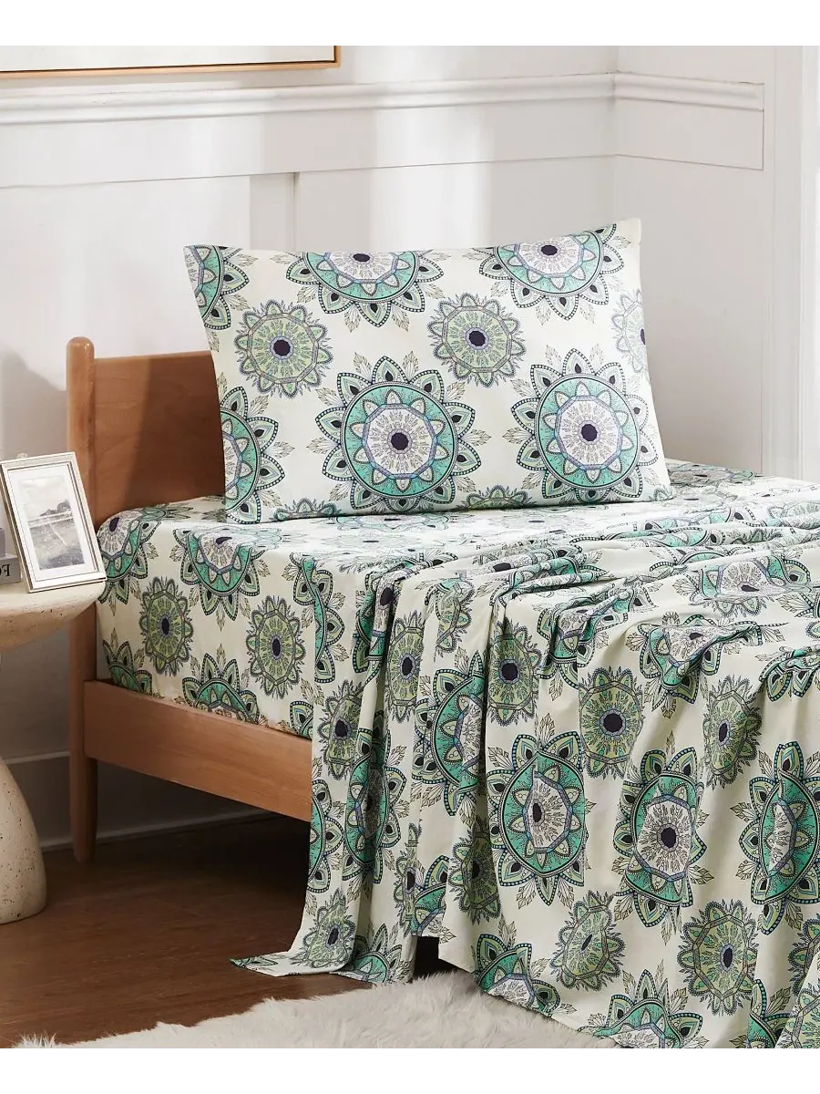 Комплект постельного белья из микрофибры, 3 предмета, 1500 нитей, Twin Sweet Home Collection, Ashley — изображение 2 из 5