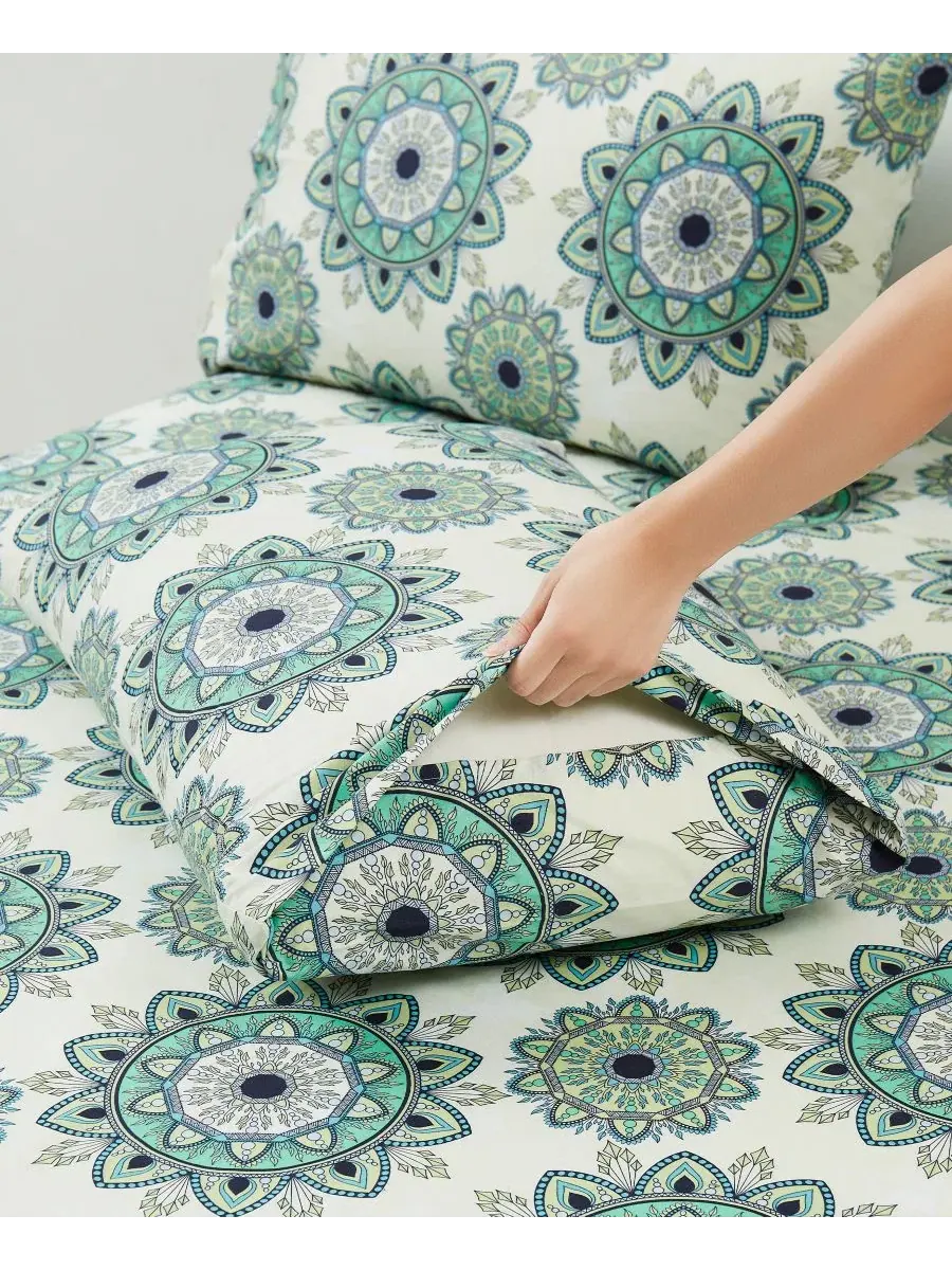 Комплект постельного белья из микрофибры, 3 предмета, 1500 нитей, Twin Sweet Home Collection, Ashley — изображение 3 из 5