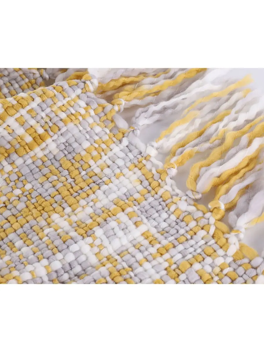 Плед в деревенском стиле, 50 x 60 дюймов Happycare Textiles — изображение 4 из 8, глина