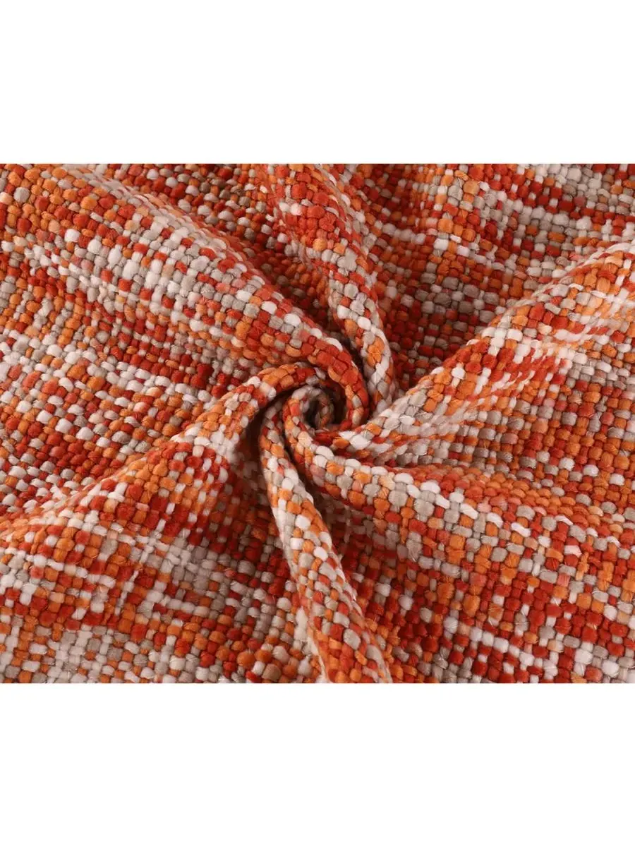 Плед в деревенском стиле, 127 x 152 см Happycare Textiles — изображение 6 из 6, оранжевый