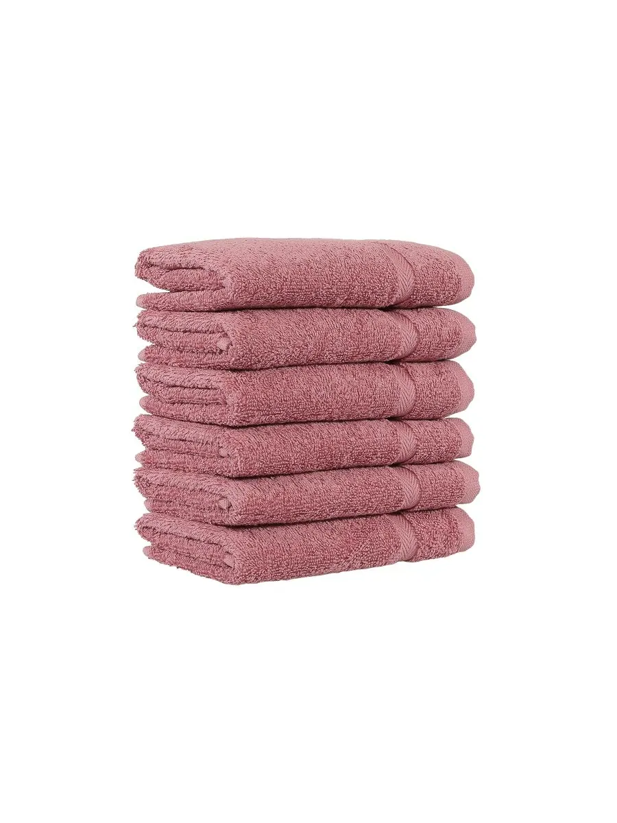 Набор мочалок denzi из 6 предметов Linum Home — изображение 3 из 3, розовый