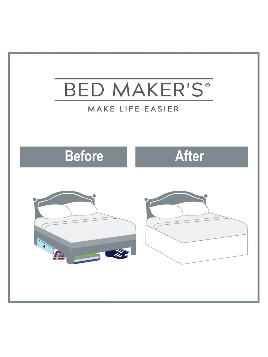 Покрывало для кровати magic skirt, размер california king Bed Maker's — изображение 9 из 9, черный