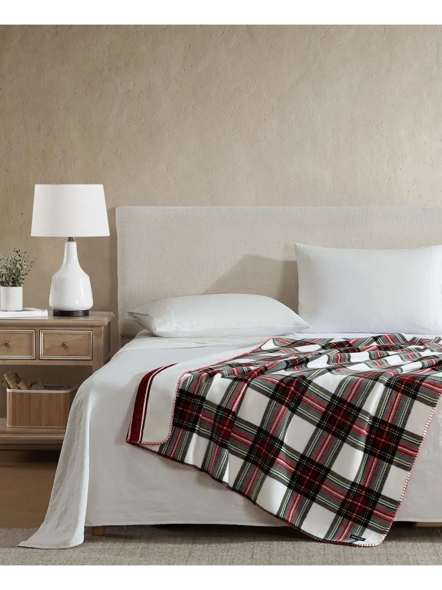 Двусторонний плед с принтом, 70 x 50 дюймов Nautica, цвет hillcrest plaid — изображение 5 из 7