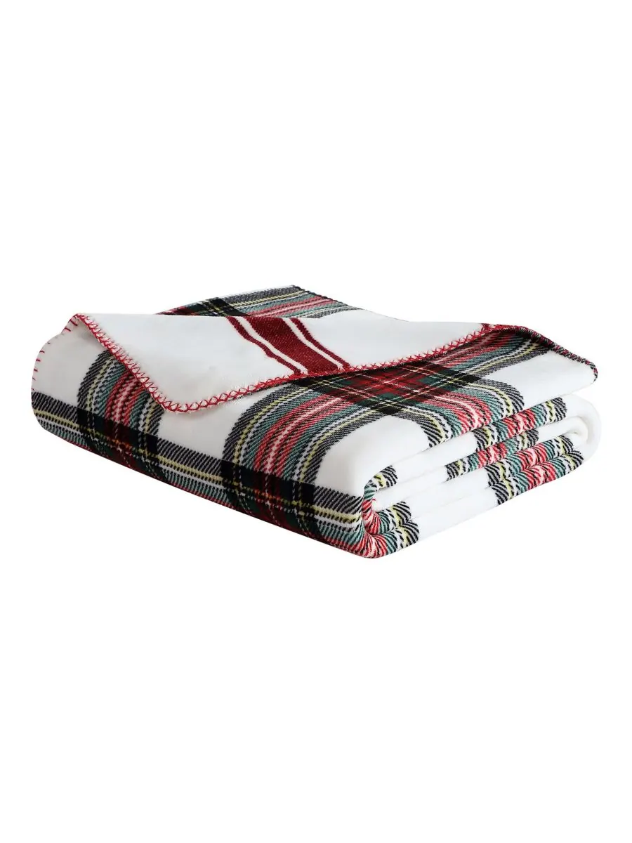 Двусторонний плед с принтом, 70 x 50 дюймов Nautica, цвет hillcrest plaid — изображение 7 из 7