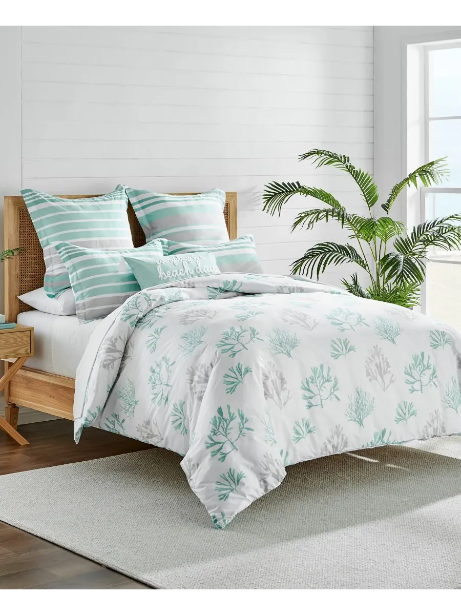 Комплект постельного белья truro из 2 предметов, размер twin/twin xl Levtex — изображение 1 из 6, голубой