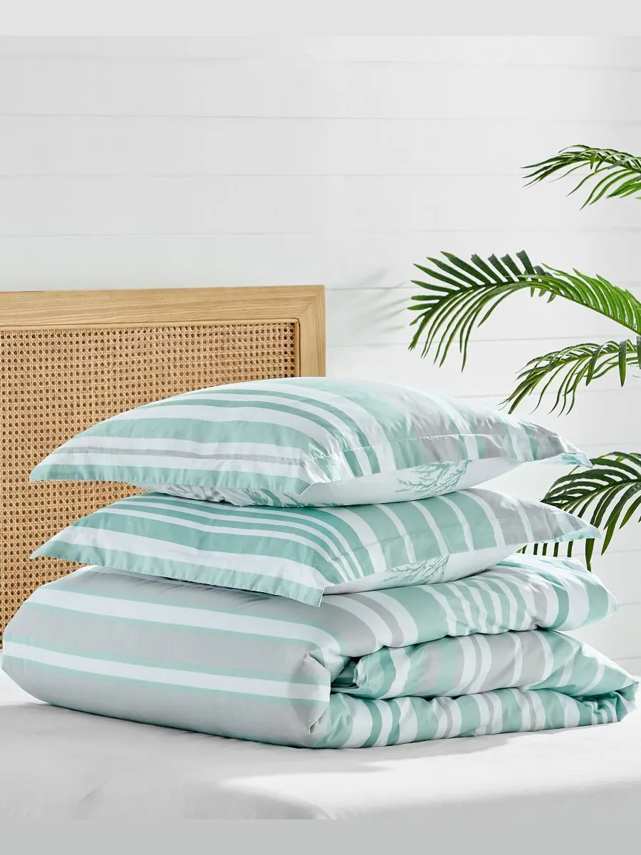 Комплект постельного белья truro из 2 предметов, размер twin/twin xl Levtex — изображение 5 из 6, голубой