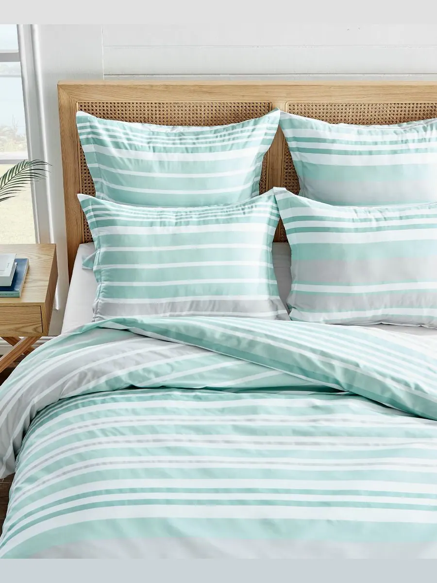 Комплект постельного белья truro из 2 предметов, размер twin/twin xl Levtex — изображение 6 из 6, голубой