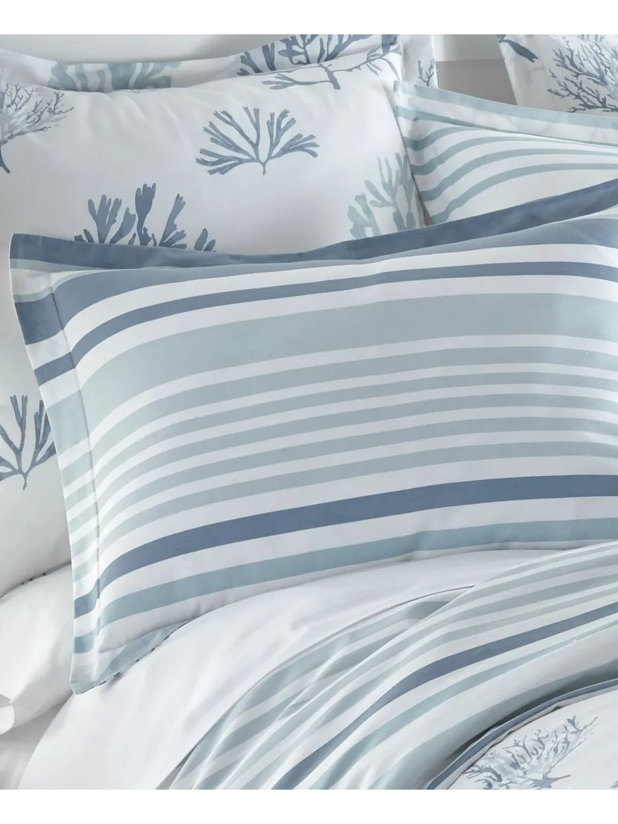 Комплект постельного белья Truro из 2 предметов, размер Twin/Twin XL Levtex — изображение 3 из 5, синий