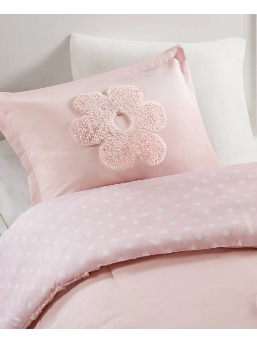 Комплект постельного белья Intelligent Design Gracie Floral, двусторонний, 2 предмета, размер Twin — изображение 4 из 9